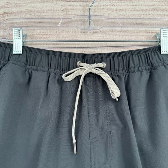 Vuori Kore Lined Shorts Men's Size 30 Gray Drawstring Embroidered Logo - Picture 6 of 9